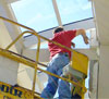 stainless steel spikes gas station canopy installation