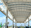 Ultrason X gas station canopy application
