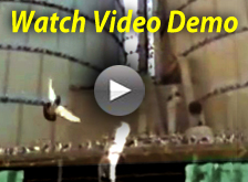 Sonic bird control demonstration